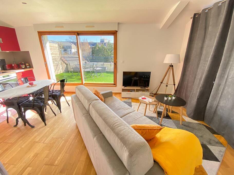 Grand Studio, Belle Terrasse Avec Vue Nantes Exteriér fotografie